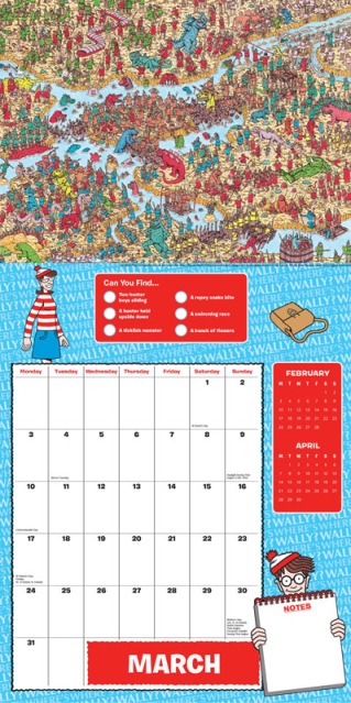 Where's Wally calendar